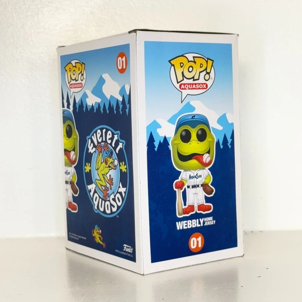 Webbly #01 Home Jersey Funko Pop! Everett AquaSox‎ Mascot Figure